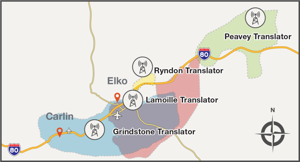 Coverage Maps Elko Television District